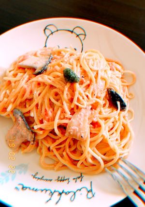明太子クリームパスタ-レシピのメイン写真