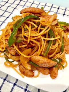 簡単ナポリタン-レシピのメイン写真