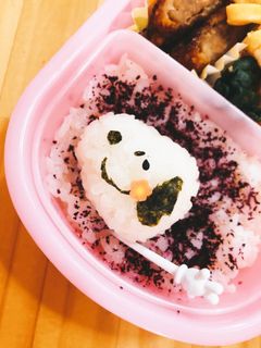 簡単キャラ弁#スヌーピー弁当#幼稚園-レシピのメイン写真