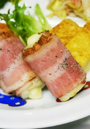 お弁当に♡竹輪チーズのベーコン巻き-レシピのメイン写真