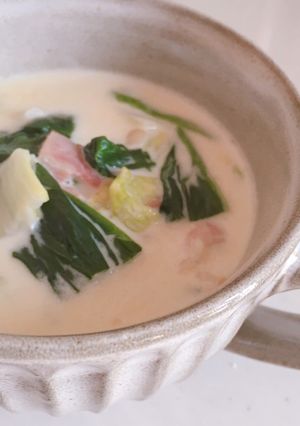 ホッコリ野菜のミルクスープ-レシピのメイン写真