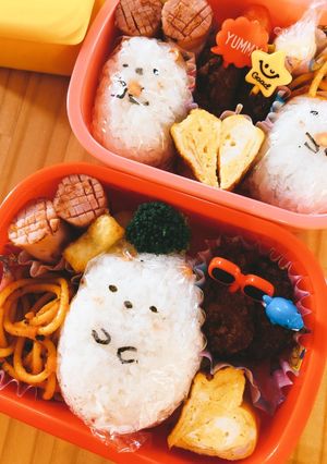 遠足すみっコぐらし簡単キャラ弁-レシピのメイン写真