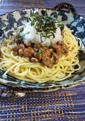 パパッ！と簡単～＊納豆パスタ＊～-レシピのメイン写真