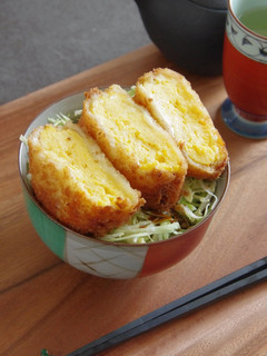 サクふわ厚焼き玉子カツ丼-レシピのメイン写真