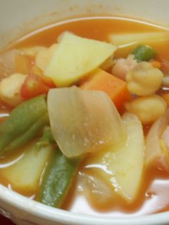 ひよこ豆のトマト煮込みスープ-レシピのメイン写真