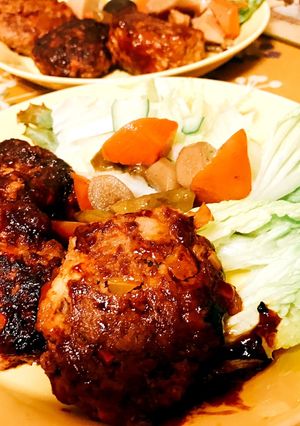 卵ミルクなしのふんわりハンバーグ-レシピのメイン写真