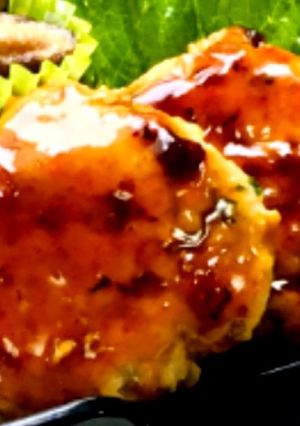 お弁当に とりつくねハンバーグ-レシピのメイン写真