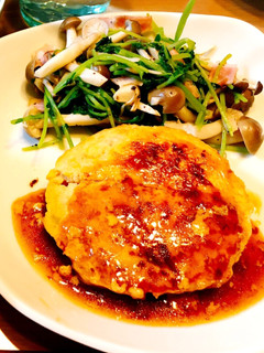 鶏ひき肉のハンバーグ-レシピのメイン写真
