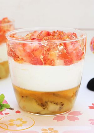 ひな祭り✿キラキラ三色ゼリー-レシピのメイン写真
