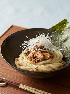 ごま油サバうどん-レシピのメイン写真