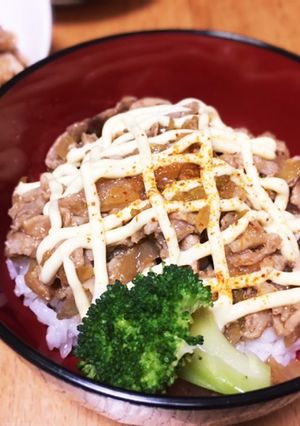 簡単晩御飯♪ご飯がすすむ豚こま南蛮丼♪-レシピのメイン写真