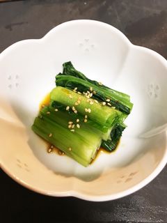 お湯で20秒 簡単小松菜のおひたし-レシピのメイン写真