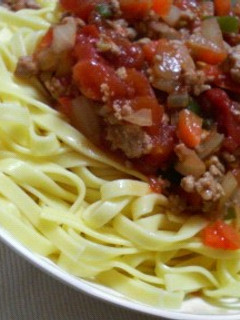トマト味がぎっしり♪モチモチパスタ★-レシピのメイン写真