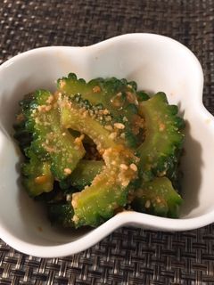 簡単なのに美味しいよ♬ ゴーヤの味噌和え-レシピのメイン写真