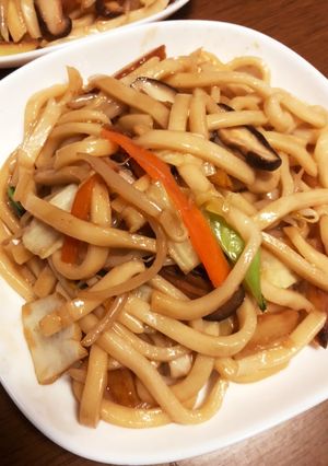 じゃがいも入り焼うどん-レシピのメイン写真