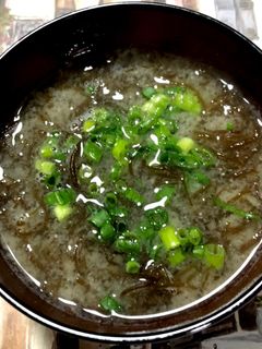 もずくのお味噌汁-レシピのメイン写真