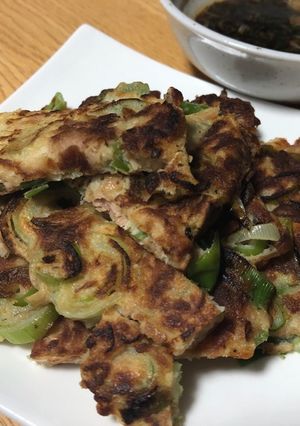 簡単！ツナの白ねぎ焼きチヂミ-レシピのメイン写真
