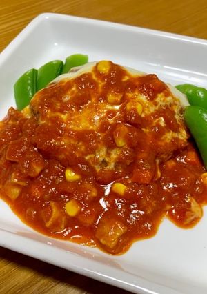 イタリアンハンバーグ-レシピのメイン写真