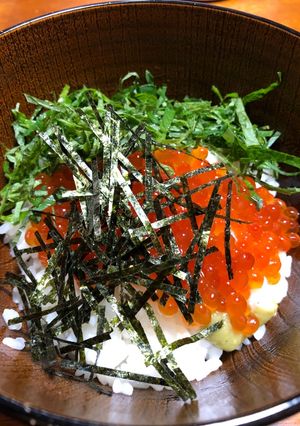 ポッカレモンで作る酢飯のイクラ丼-レシピのメイン写真