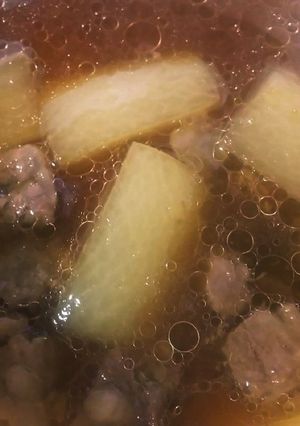 適当！レンジで大根と牛肉の煮物-レシピのメイン写真
