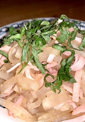 大根とハムの炒め物-レシピのメイン写真