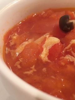 さっぱり♡トマトと卵の中華風スープ-レシピのメイン写真