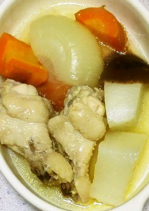 鶏手羽元と根菜で洋風おでん?和風ポトフ?-レシピのメイン写真