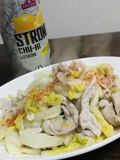 白菜と豚肉の炒め物-レシピのメイン写真