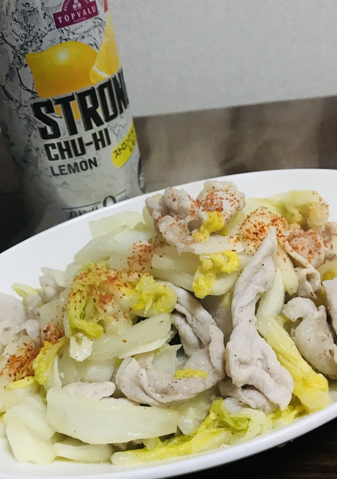 白菜と豚肉の炒め物-レシピのメイン写真