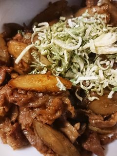 簡単!ごぼうと豚肉の炒め煮-レシピのメイン写真
