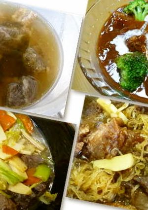【保存食】牛スネ肉のスープ煮で３品-レシピのメイン写真