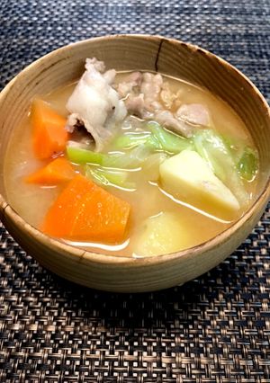 我が家の簡単豚汁-レシピのメイン写真