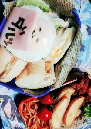 ぐでたま キャラ弁 簡単♪サンドイッチ♪-レシピのメイン写真