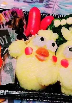 DOCOMO キャラ弁 ポインコ♪♪-レシピのメイン写真