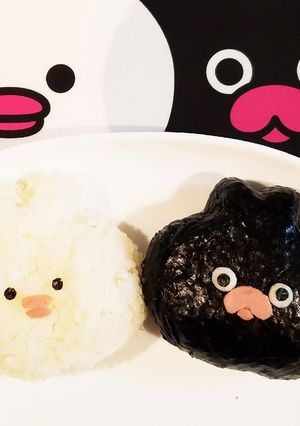 ウーとワー☆キャラ弁おにぎり-レシピのメイン写真