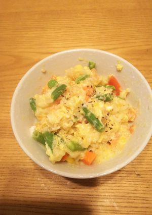 レンジで 半熟卵かけご飯-レシピのメイン写真