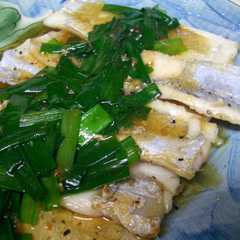 รูปของ ♪太刀魚のニラあんかけ♪