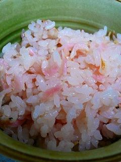 桜エビと生姜の桃色♪炊き込みご飯-レシピのメイン写真