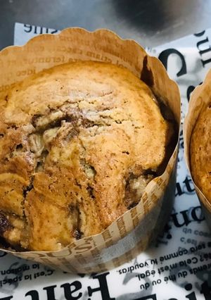 簡単☆チョコソースでマーブルカップケーキ-レシピのメイン写真