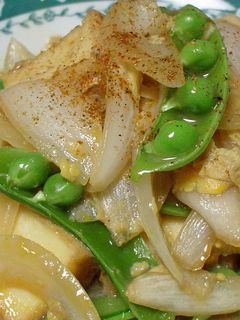 新玉ねぎと厚揚げの卵とじ-レシピのメイン写真