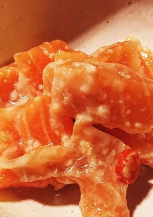 サーモン塩辛♪-レシピのメイン写真