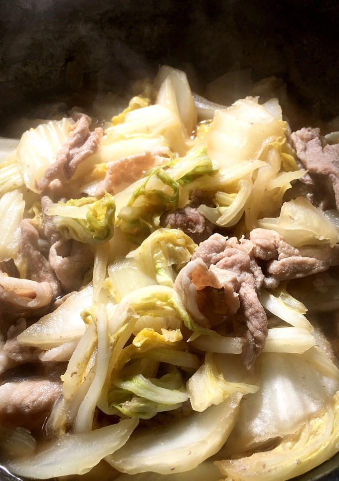 10分であと一品！白菜と豚肉のさっと煮-レシピのメイン写真
