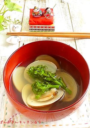 丁寧なはまぐりのお吸い物♪ひな祭りにも♡-レシピのメイン写真