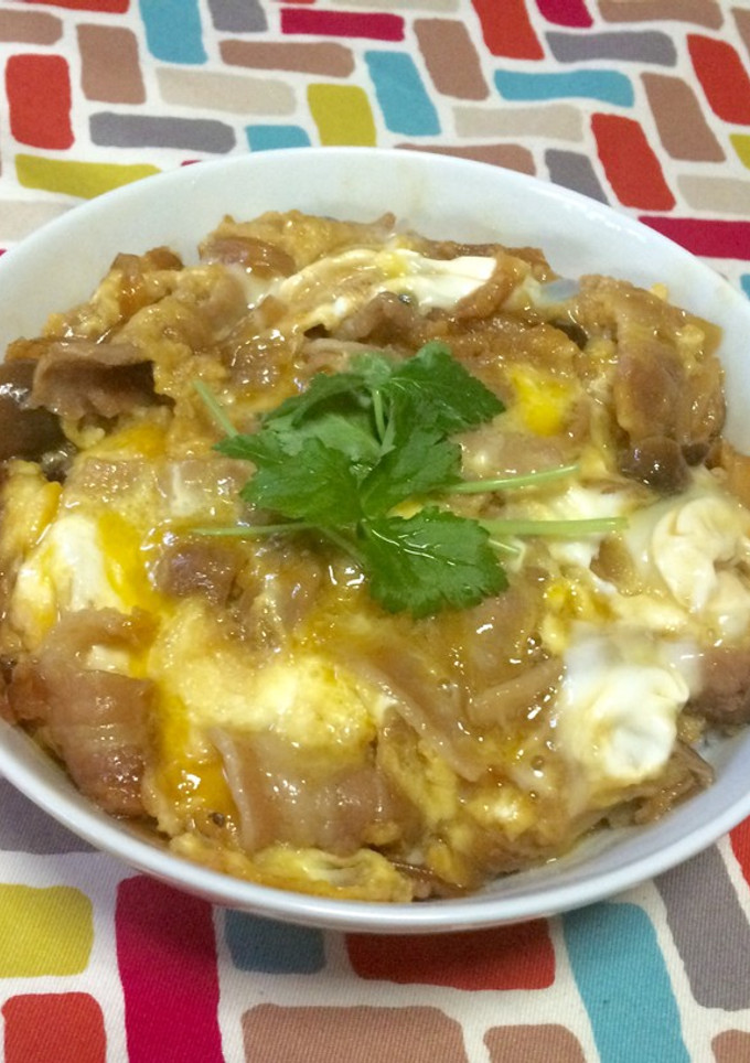超簡単☆こってりこく旨！豚玉他人丼-レシピのメイン写真