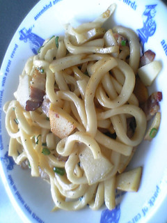 タケノコとベーコンのバター醤油焼きうどん-レシピのメイン写真