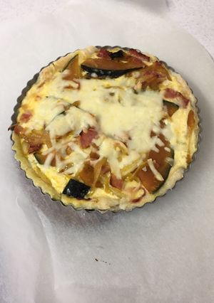 カボチャとベーコンのキッシュ-レシピのメイン写真