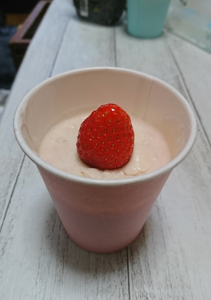 いちご酢のいちごでムース-レシピのメイン写真