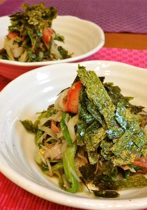 セリの中華風サラダ-レシピのメイン写真