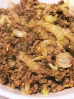 塩もみ白菜とひき肉のご飯のお供-レシピのメイン写真