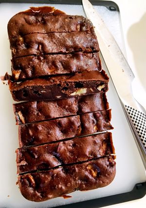 バター無のしっとりチョコバナナブラウニー-レシピのメイン写真
